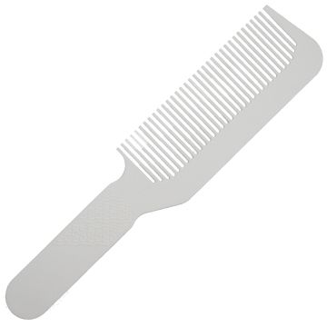 Denman Jack Dean Flattop Clipper Comb - White #JDFTCC1WHT