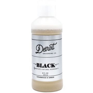 Detroit Grooming Co. Black Beard Wash - Cedarwood & Amber 8 oz