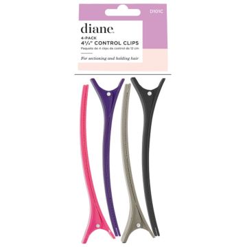  Diane Control Clips 4 3/4" - 4 Pack #D101C
