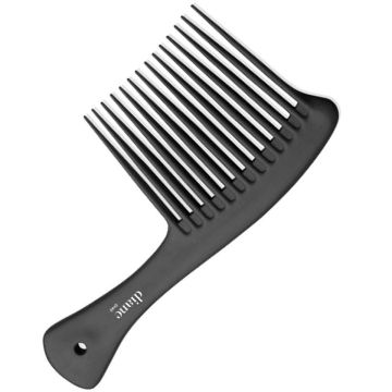 Diane Handle Rake Comb 8-1/2" - Black #D140