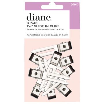 Diane Slide In Clips 1 3/4" Silver - 10 Pack #D19C