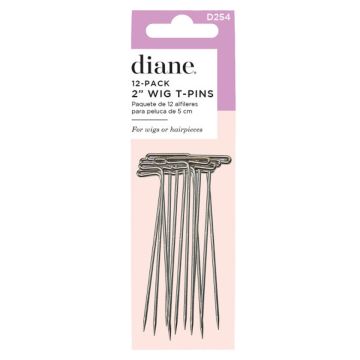 Diane Wig T-Pins 2" - 12 Count #D254