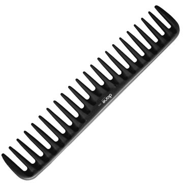 Diane Wide Tooth Comb 7-1/2" - Black #D33