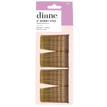 Diane Bobby Pins 2" Bronze - 60 Count #D451