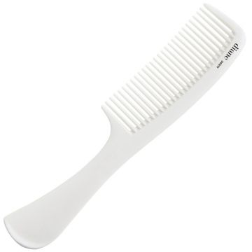 Diane Heat Resistant Shampoo Comb 8 3/4" - White #D6810