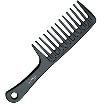 Diane Ionic Wide Tooth Detangle Comb 9 3/4" - Black #D7113