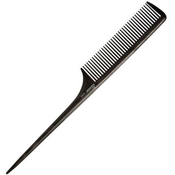 Diane Silicone Tail Comb 9-1/4" - Black #D7150