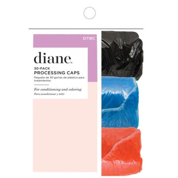 Diane Processing Caps Assorted colors - 30 Pack #D718C