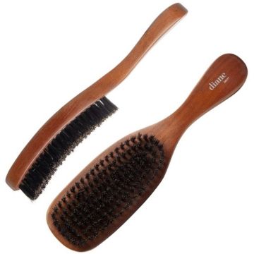 Diane Curved Reinforced Boar Wave Brush - Medium #D8177