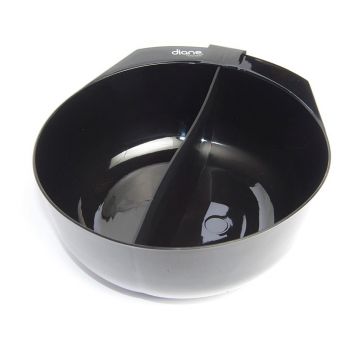 Diane 12 OZ Divided Color Bowl - Black #DAA004