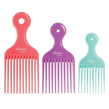 Diane Assorted Lift Combs 3 Pack #DBC008