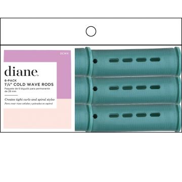 Diane Cold Wave Rods 1-1/8" Green - 6 Pack #DCWX