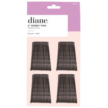 Diane Bobby Pins 2" Black - 80 Count #DHC011
