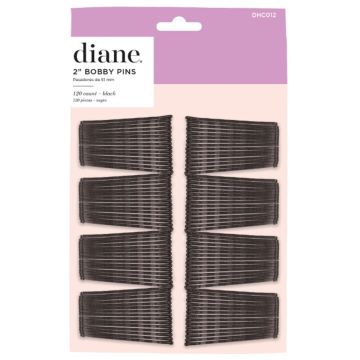 Diane Bobby Pins 2" Black - 120 Count #DHC012