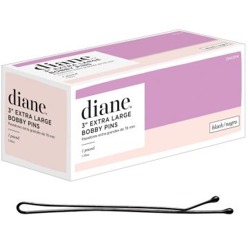 Diane 1 Pound Extra Large Bobby Pins 3" - Black #DHC014