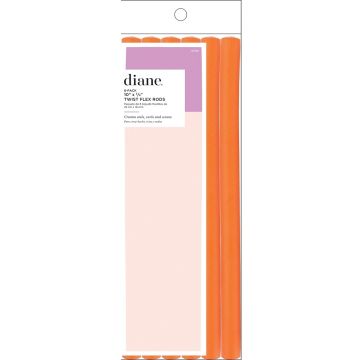 Diane Twist Flex Rods (10" x 5/8") Orange - 6 Pack #DT30