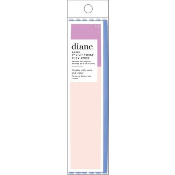 Diane Twist Flex Rods (7" x 1/4") Lavender - 6 Pack #DT8