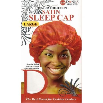 Donna Premium Collection Satin Sleep Cap Large - Assorted #11009