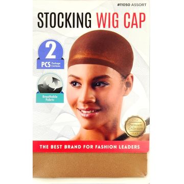 Donna Premium Collection Stocking Wig Cap 2 Pcs - Assorted #11050