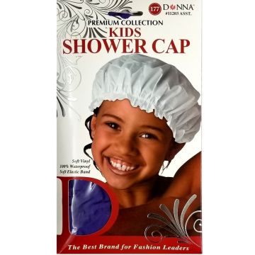 Donna Premium Kids Shower Cap - Assorted #11203