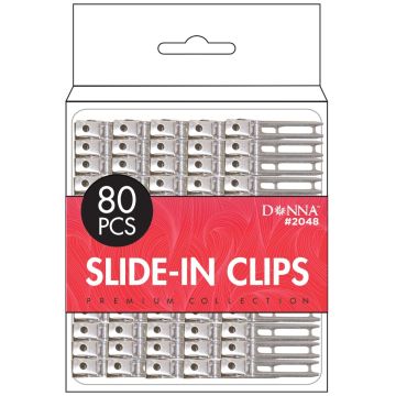 Donna Slide-In Clips 1-3/4" - 80 Pack #2048