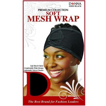 Donna Premium Collection Soft Mesh Wrap - Black #22011