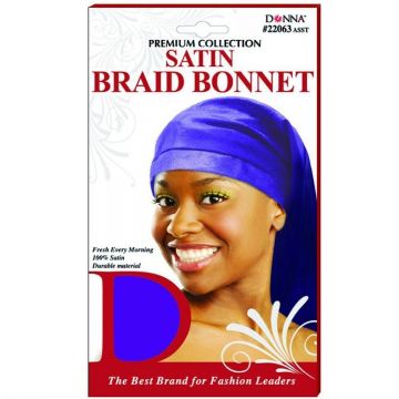 Donna Premium Collection Satin Braid Bonnet - Assorted #22063