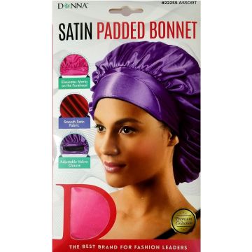 Donna Premium Collection Satin Padded Bonnet - Assorted #22255
