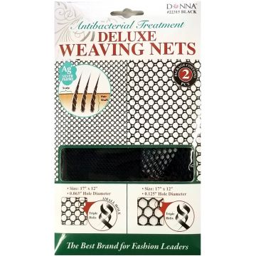 Donna Bulk Roll Weaving Net Small Hole - Black #22492