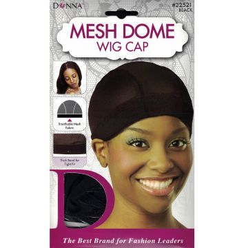 Donna Premium Collection No Damage Hair Weave Cap 2 Pcs - Black #22009