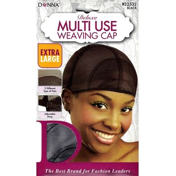 Donna Deluxe Multi Use Weaving Cap X-Large - Black #22532