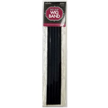 Donna No Slip Wig Band - Straight Black #22551