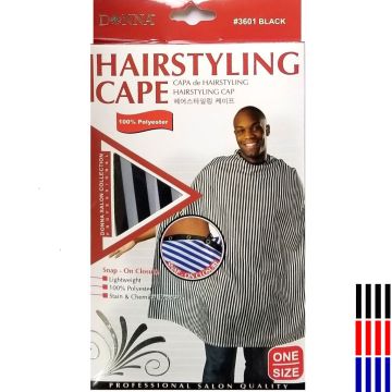 Donna Hairstyling Cape Snap-On Closure [3 Color Options]