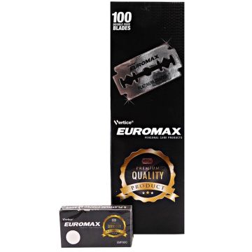 Euromax Platinum Coated Double Edge Blade - 100 Blades