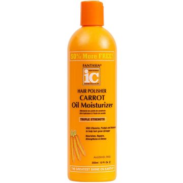 Fantasia IC Hair Polisher Carrot Growth Oil Moisturizer 12 oz