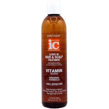 Fantasia IC Leave-In Hair & Scalp Treatment VITAMIN Enriched - Original Formula 12 oz