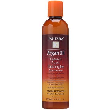 Fantasia IC Argan Oil Leave-In Curl Detangler Conditioner 8 oz