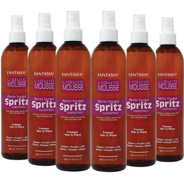 Fantasia Liquid Mousse Spritz - Firm Hold 10 oz [6 Pack]