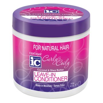 Fantasia IC Curly & Coily Coconut & Shea Butter Leave-In Conditioner 16 oz