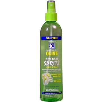 Fantasia IC Hair Polisher Olive Firm Hold Spritz Hairspray 12 oz