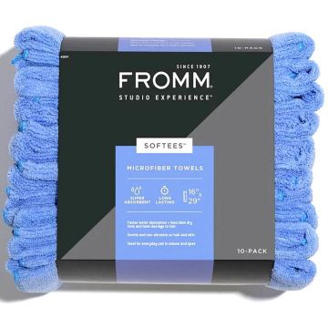 Fromm Studio Experience Softees Microfiber Towels - Lilac 10 Pack #45037