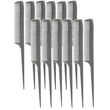 Fromm 1907 Clipper Mate Rat Tail Comb 8.5" #667 [12 Pack]