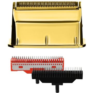 Gamma+ Replacement Uno Shaver Single Foil Head - Gold Titanium Slick Foil #GP505G