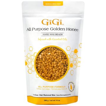 GiGi All Purpose Golden Honee Hard Wax Beads 14 oz #67985EC