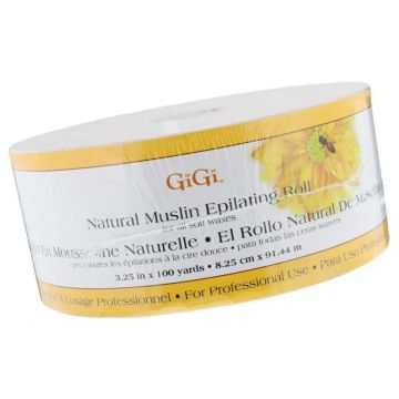 GiGi Natural Muslin Epilating Roll (3.25" x 100 yds) #0628