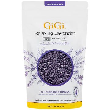GiGi Relaxing Lavender Hard Wax Beads 14 oz #71604