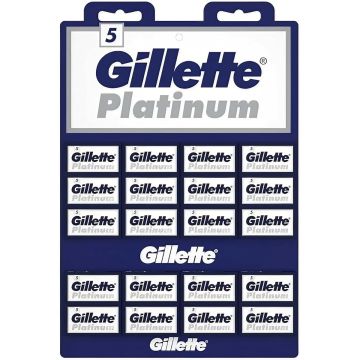Gillette Platinum Double Edge Blades - 100 Blades