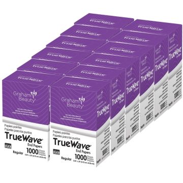 Graham TrueWave End Papers Regular (3.25" x 2.25") - 1,000 Papers #56174  [12 Pack]