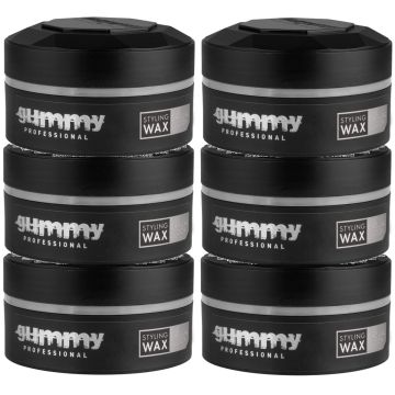Fonex Gummy Styling Wax - Casual Look 5 oz [6 Pack]
