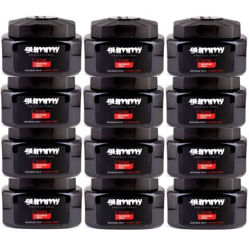 Fonex Gummy Hair Gel [Maximum Hold] 23.5 oz [12 Pack]